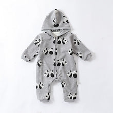 Load image into Gallery viewer, D23351LS-Winter baby plus velvet and thickened knitted outdoor climbing clothes