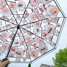 Load image into Gallery viewer, AA111211AC-Fully automatic cartoon umbrella for children with UV protection, cute umbrella for sunny and rainy days