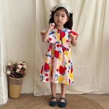Load image into Gallery viewer, X21183DS-Summer cotton Korean style floral dress
