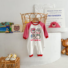 將圖片載入圖庫檢視器 110601LS-秋季男女寶寶棉質柔軟連身衣