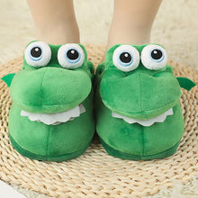 Load image into Gallery viewer, 016AC-Home indoor non-slip funny crocodile open mouth slippers