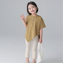 Load image into Gallery viewer, BB2405PCW-Spring and summer children's elastic eight-point leggings flared pants parent-child wear