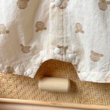 Load image into Gallery viewer, 2402667LS-Summer cotton shirt short-sleeved romper