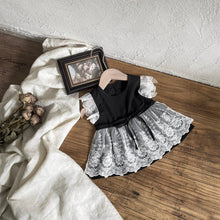 Load image into Gallery viewer, Y7413DS-Summer solid color lace flying sleeve princess dress