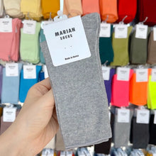 Load image into Gallery viewer, M-1605AC-Korean MARIAN Morandi color long tube socks for adults (5 pairs minimum order, can be mixed colors)