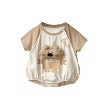 Load image into Gallery viewer, 2402383LS-Summer Korean version short-sleeved robot bear jacket