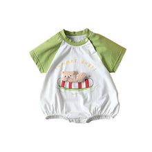 Load image into Gallery viewer, 2402269LS-Summer cartoon short-sleeved sweater