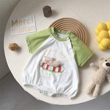 Load image into Gallery viewer, 2402269LS-Summer cartoon short-sleeved sweater