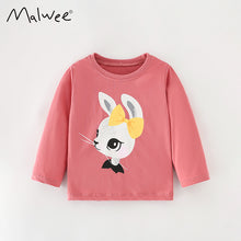 Load image into Gallery viewer, <Taiwan Pavilion> 8511SE-malwee autumn casual long-sleeved top with rabbit print