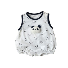 Load image into Gallery viewer, 2402437LS-Summer Panda Print Bodysuit