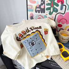 將圖片載入圖庫檢視器 42808SE- 夏裝卡通百搭純棉玩偶短袖上衣