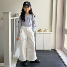 將圖片載入圖庫檢視器 294PCW-春夏季韓系兒童收腰寬腿褲