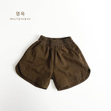 Load image into Gallery viewer, 23059PA-Korean retro forest style children's cotton shorts