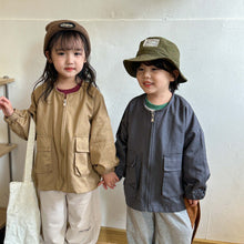 Load image into Gallery viewer, Q83058SE-Korean children's cardigan workwear jacket
