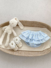 Load image into Gallery viewer, H10096SE- Summer flying sleeves lotus leaf collar solid color ribbed top & floral pants