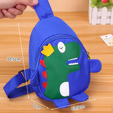Load image into Gallery viewer, 82601AC- Korean cartoon little dinosaur crossbody canvas bag