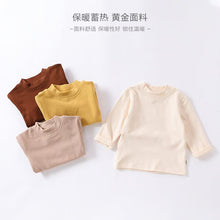 Load image into Gallery viewer, D23340SE-Baby long-sleeved half-high collar thermal underwear