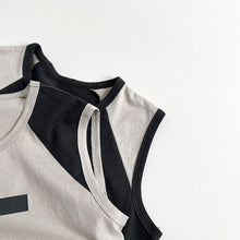 Load image into Gallery viewer, 23079SE-Japanese style personality color matching cool summer vest