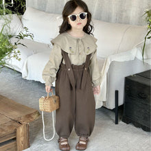 Load image into Gallery viewer, XPX283LS-Korean Spring Bud Solid Color Overalls