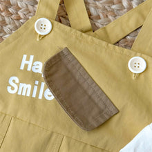 Load image into Gallery viewer, 2519013TG- 秋季韓版嬰幼兒休閒帥氣襯衫吊帶褲【兩件套】