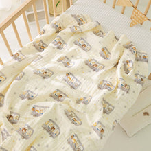 Load image into Gallery viewer, 2076AC-Cartoon Printed Baby Gauze Newborn Soft Absorbent Blanket Bath Towel