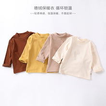 Load image into Gallery viewer, D23340SE-Baby long-sleeved half-high collar thermal underwear