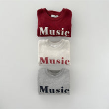 Load image into Gallery viewer, Y7339SE-Round neck fashion letter print long sleeve plus velvet T-shirt