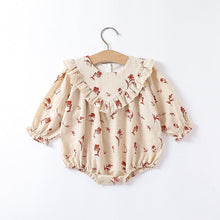 Load image into Gallery viewer, D23119LS-Spring and Autumn Retro Floral Nordic Style Long Sleeve Bodysuit