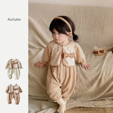 Load image into Gallery viewer, 2303051LS- Korean retro Chanel style fake two-piece jumpsuit