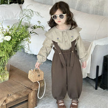 Load image into Gallery viewer, XPX283LS-Korean Spring Bud Solid Color Overalls