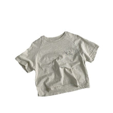 Load image into Gallery viewer, 88032SE-Summer simple and versatile bamboo cotton short-sleeved top