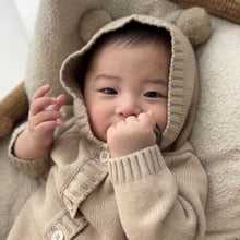Load image into Gallery viewer, 081503LS- Bear shape autumn Korean style baby romper