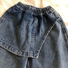 Load image into Gallery viewer, DK250688PA-秋冬季抓絨假兩件牛仔款褲