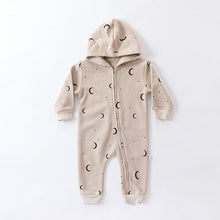 Load image into Gallery viewer, D23314LS-Boys and girls fleece long-sleeved romper