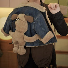 Load image into Gallery viewer, 24011601SE-Fashionable baby denim fleece jacket