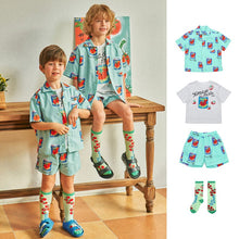 Load image into Gallery viewer, 50803TG-Summer Korean Style Tomato Can Print Shirt Suit
