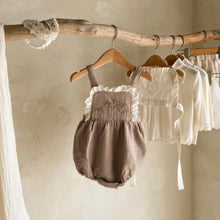 Load image into Gallery viewer, Y9404LS-Spring and Autumn Baby Embroidered Lace Sling Jumpsuit