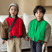 Load image into Gallery viewer, D83263SE-Autumn and winter thick short version contrast color stitching jacket