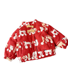 Load image into Gallery viewer, WY014SE-Winter Padded Thickened Children's New Year Greetings Jacket