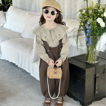 Load image into Gallery viewer, XPX283LS-Korean Spring Bud Solid Color Overalls