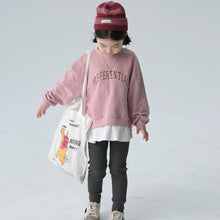 Load image into Gallery viewer, <Taiwan Pavilion> BB2431PCW-Autumn and Winter Japanese Style Boys and Girls Fake Two-piece Letter Printed Tops
