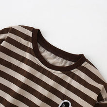 Load image into Gallery viewer, 8542SE-malwee autumn striped long-sleeved round neck bottoming shirt