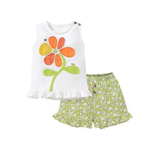 Load image into Gallery viewer, 22043TG-Little maven cute flower girl two-piece children's suit