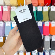 Load image into Gallery viewer, M-1605AC-Korean MARIAN Morandi color long tube socks for adults (5 pairs minimum order, can be mixed colors)