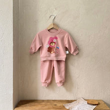 Load image into Gallery viewer, Y8403TG-Spring cartoon print children's sweatshirt and trousers suit