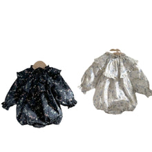 Load image into Gallery viewer, Y9376LS-Autumn rural style stand collar ruffled skirt