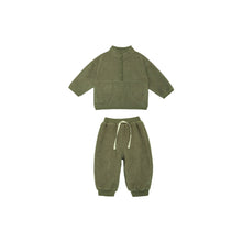 Load image into Gallery viewer, D23383TG-Baby suit winter fleece solid color top + trousers two-piece set