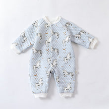 Load image into Gallery viewer, D23350LS-Baby Thickened Jumpsuit for Boys and Girls