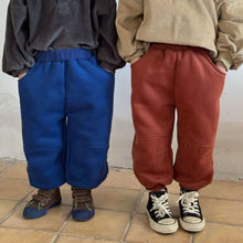 Load image into Gallery viewer, D83512PA-Autumn and winter solid color plus velvet sports casual pants