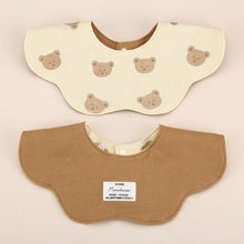 Load image into Gallery viewer, 20501AC-Korean style pure cotton double-sided bib